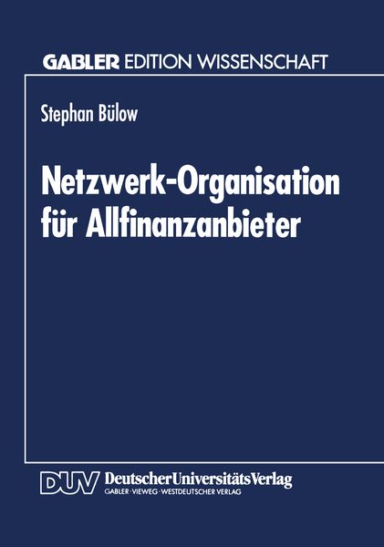 Produktbild: Netzwerk-Organisation f&uuml;r Allfinanzanbieter