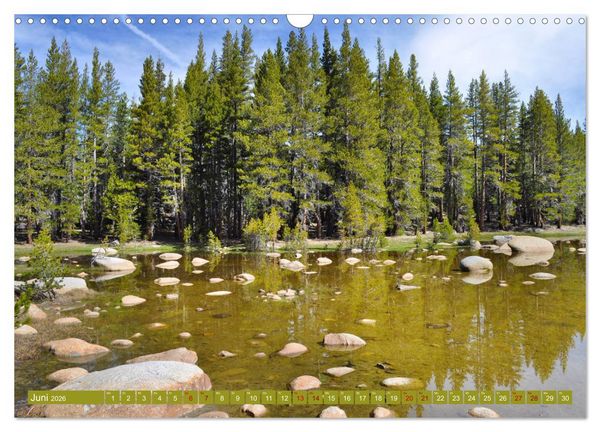 Produktbild: Erlebe mit mir die Landschaft des Yosemite Nationalpark (Wandkalender 2026 DIN A3 quer), CALVENDO Monatskalender