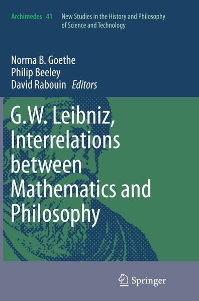 Produktbild: G.W. Leibniz, Interrelations between Mathematics and Philosophy