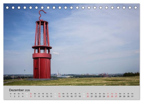 Produktbild: Ruhrgebiets-Impressionen 2026 (Tischkalender 2026 DIN A5 quer), CALVENDO Monatskalender