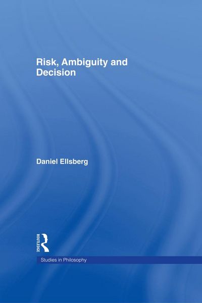 Produktbild: Risk, Ambiguity and Decision