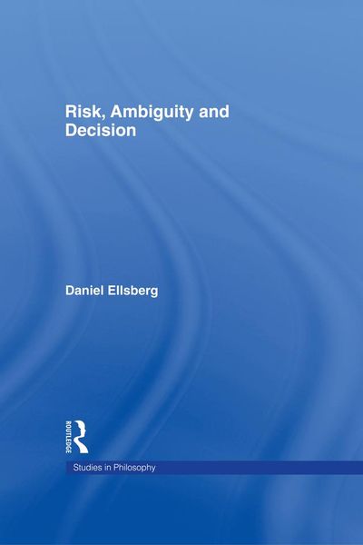 Produktbild: Risk, Ambiguity and Decision