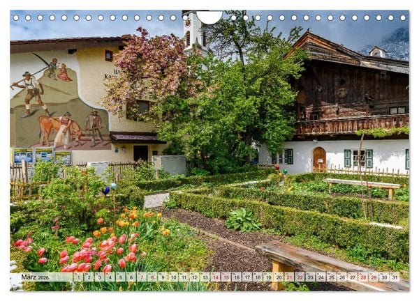 Produktbild: Unterwegs im Werdenfelser Land (Wandkalender 2026 DIN A4 quer), CALVENDO Monatskalender