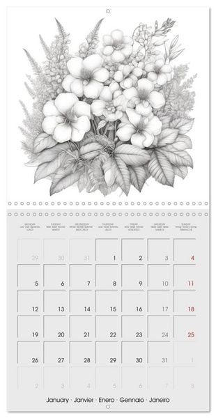 Produktbild: Le monde v&eacute;g&eacute;tal (Calendrier mural carr&eacute; 2026 30x30 cm) Calendrier double avec une page pour vos prises de notes