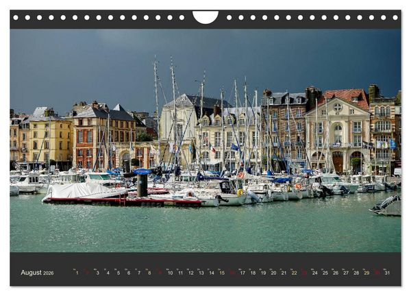 Produktbild: Normandie - Raue K&uuml;ste und malerische Hafenst&auml;dte (Wandkalender 2026 DIN A4 quer), CALVENDO Monatskalender