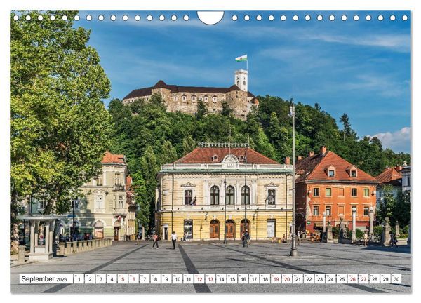 Produktbild: Ein Wochenende in Ljubljana (Wandkalender 2026 DIN A4 quer), CALVENDO Monatskalender