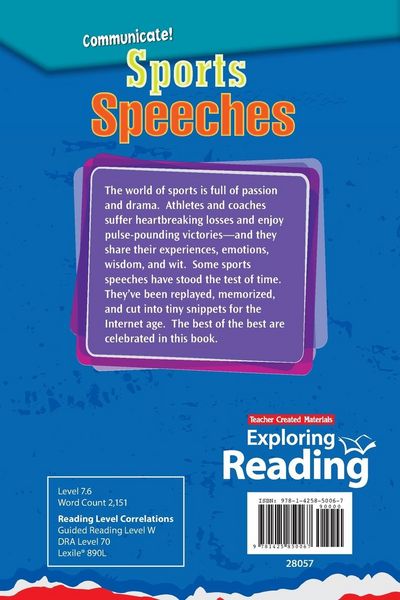 Produktbild: Communicate! Sports Speeches