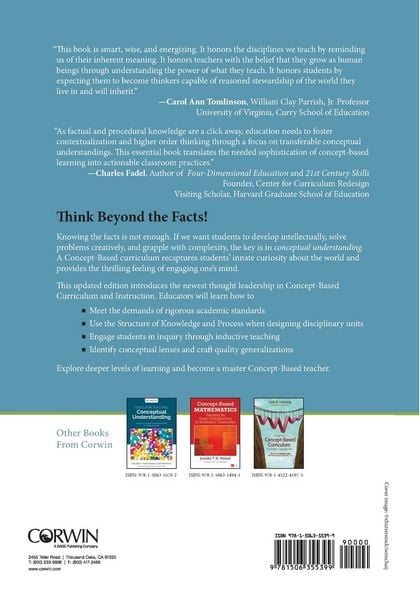 Produktbild: Concept-Based Curriculum and Instruction for the Thinking Classroom