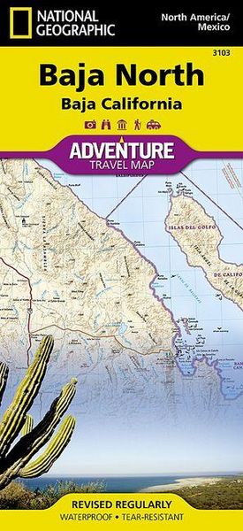 Produktbild: Baja North: Baja California Map [Mexico]