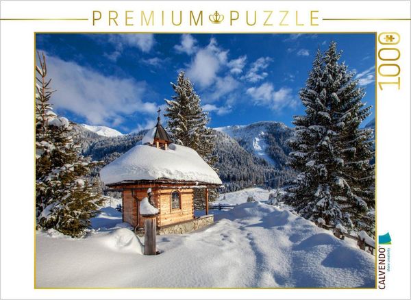 Produktbild: CALVENDO Puzzle Die Gnadenalm Kapelle | 1000 Teile Lege-Gr&ouml;&szlig;e 64x48cm Foto-Puzzle f&uuml;r gl&uuml;ckliche Stunden