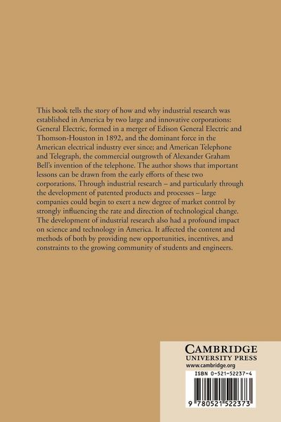 Produktbild: The Making of American Industrial Research