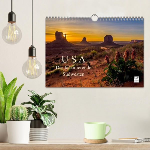 Produktbild: USA Der faszinierende S&uuml;dwesten (Wandkalender 2026 DIN A4 quer), CALVENDO Monatskalender