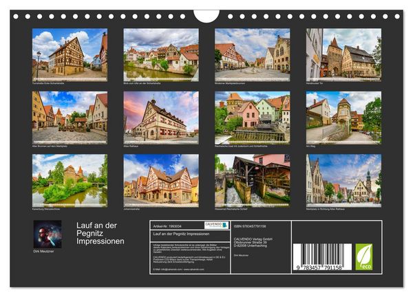 Produktbild: Lauf an der Pegnitz Impressionen (Wandkalender 2026 DIN A4 quer), CALVENDO Monatskalender