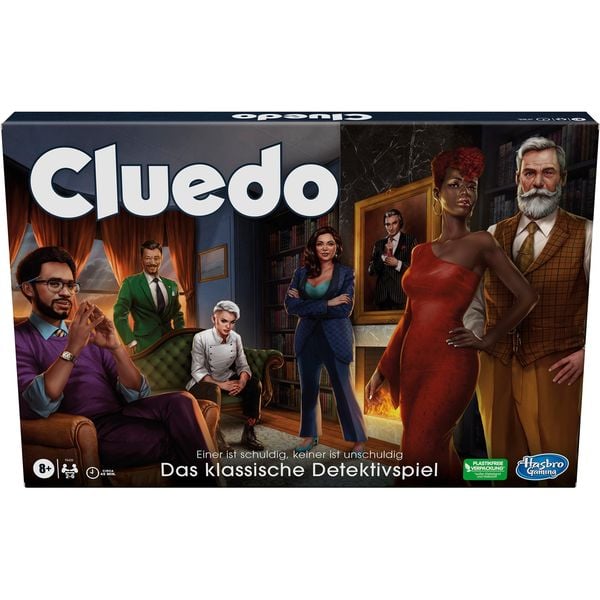 Produktbild: Hasbro F6420100 - Cluedo, Detektivspiel, Neuauflage, Krimi & R&auml;tsel Spiel