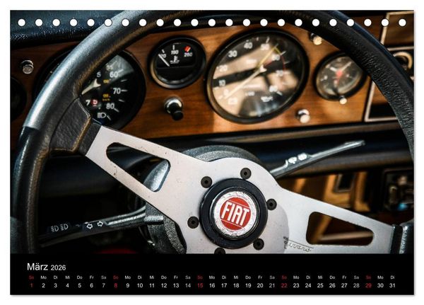 Produktbild: Oldtimer inside (Tischkalender 2026 DIN A5 quer), CALVENDO Monatskalender