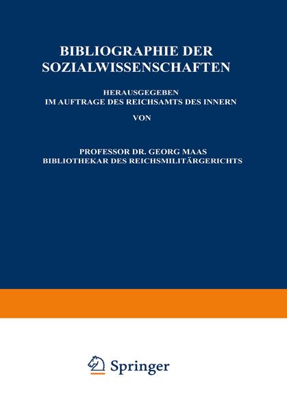 Produktbild: Bibliographie der Sozialwissenschaften