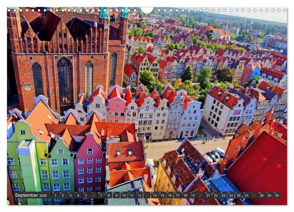 Produktbild: Von Stettin nach Danzig (Wandkalender 2026 DIN A3 quer), CALVENDO Monatskalender