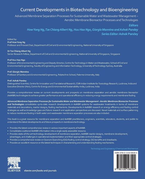 Produktbild: Current Developments in Biotechnology and Bioengineering