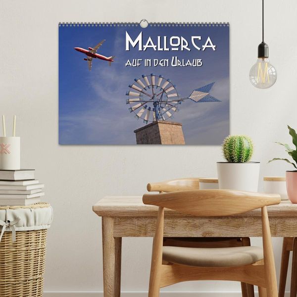 Produktbild: Mallorca - auf in den Urlaub (Wandkalender 2026 DIN A3 quer), CALVENDO Monatskalender
