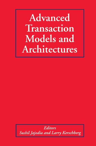 Produktbild: Advanced Transaction Models and Architectures