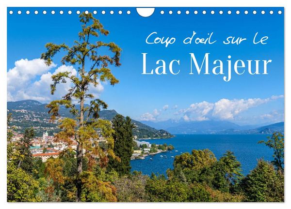 Produktbild: Coup d'&oelig;il sur le Lac Majeur (Calendrier mural 2026 DIN A4 vertical), CALVENDO calendrier mensuel