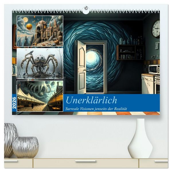 Produktbild: Unerkl&auml;rlich (hochwertiger Premium Wandkalender 2026 DIN A2 quer), Kunstdruck in Hochglanz