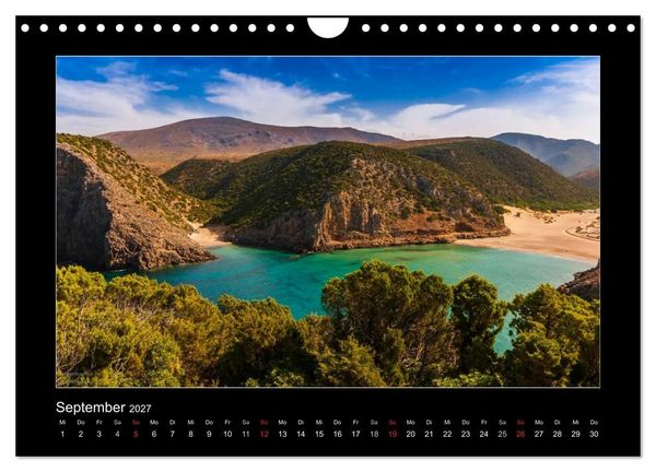 Produktbild: Die Trauminsel Sardinien (Wandkalender 2027 DIN A4 quer), CALVENDO Monatskalender