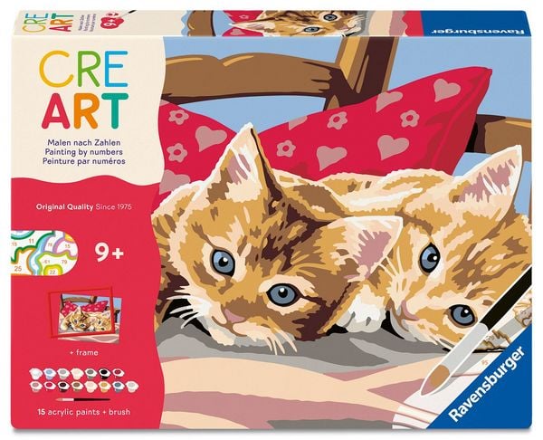 CreArt Kinder - Zwei Schmusekätzchen
