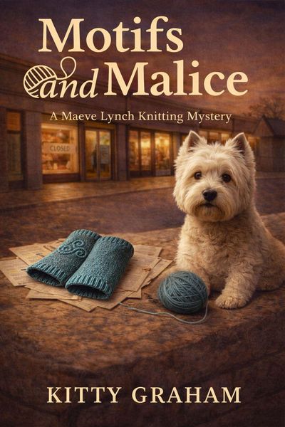 Produktbild: Motifs and Malice (A Maeve Lynch Knitting Mystery, #4)