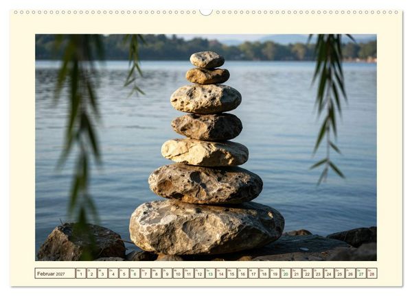 Produktbild: Gestaltete Stille - Wo die Natur zur Skulptur wird (Wandkalender 2027 DIN A2 quer), CALVENDO Monatskalender