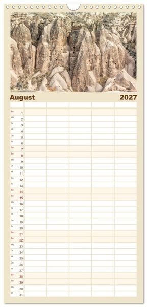 Produktbild: Familienplaner 2027 - Kappadokien, Feent&uuml;rme und Ballontr&auml;ume mit 5 Spalten (Wandkalender, 21 x 45 cm) CALVENDO