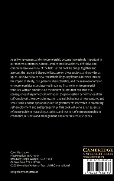 Produktbild: The Economics of Self-Employment and Entrepreneurship