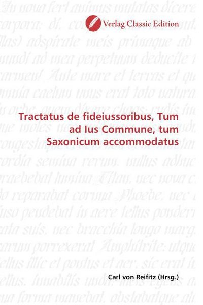 Produktbild: Tractatus de fideiussoribus, Tum ad Ius Commune, tum Saxonicum accommodatus
