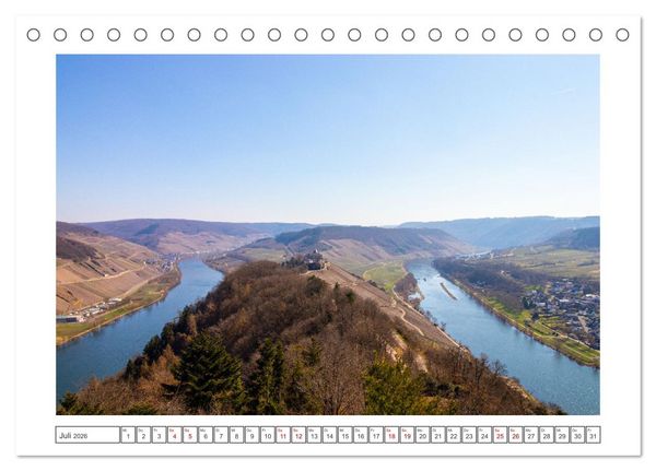 Produktbild: Die Mosel erwacht aus Ihrem Winterschlaf (Tischkalender 2026 DIN A5 quer), CALVENDO Monatskalender