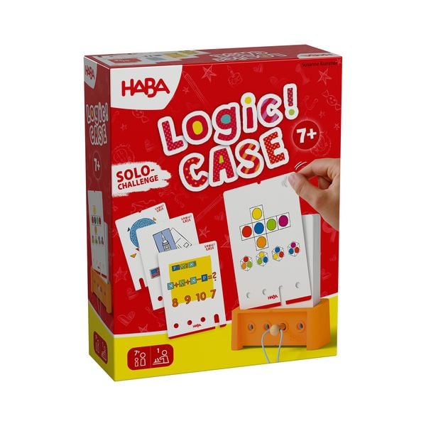Produktbild: HABA 2013177001 - Logic! CASE SOLO-Challenge 7+, 77x R&auml;tselspa&szlig;, Denkspiel, Starter Set