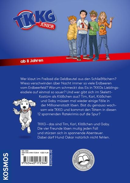 Produktbild: TKKG Junior, Kein Hitzefrei f&uuml;r Detektive - 12 spannende Ratekrimis