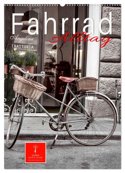Fahrrad Alltag (Wandkalender 2025 DIN A2 hoch), CALVENDO Monatskalender