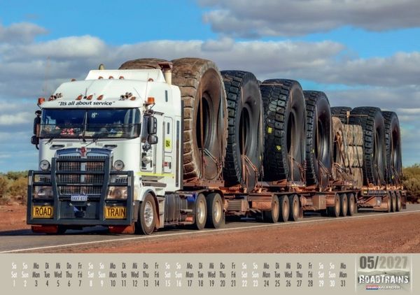 Produktbild: Roadtrains Kalender 2027