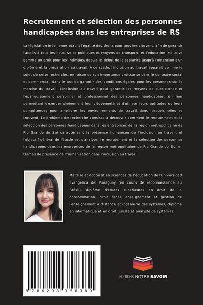 Produktbild: Recrutement et s&eacute;lection des personnes handicap&eacute;es dans les entreprises de RS
