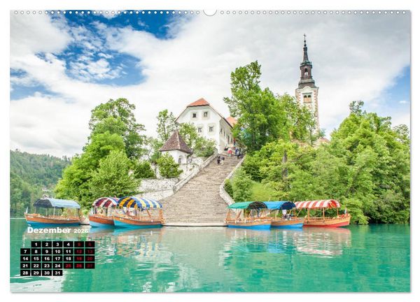Produktbild: Gr&uuml;nes Slowenien (hochwertiger Premium Wandkalender 2026 DIN A2 quer), Kunstdruck in Hochglanz