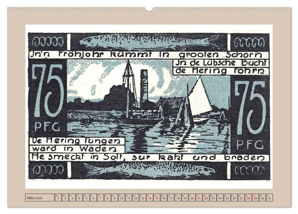 Produktbild: Gru&szlig; aus Travem&uuml;nde (hochwertiger Premium Wandkalender 2026 DIN A2 quer), Kunstdruck in Hochglanz
