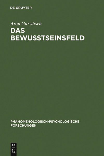 Produktbild: Das Bewu&szlig;tseinsfeld