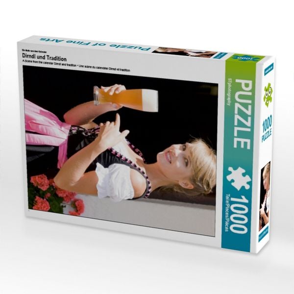 CALVENDO Puzzle Ein Motiv aus dem Kalender Dirndl und Tradition | 1000 Teile Lege-Größe 64x48cm Foto-Puzzle für glückliche Stunden