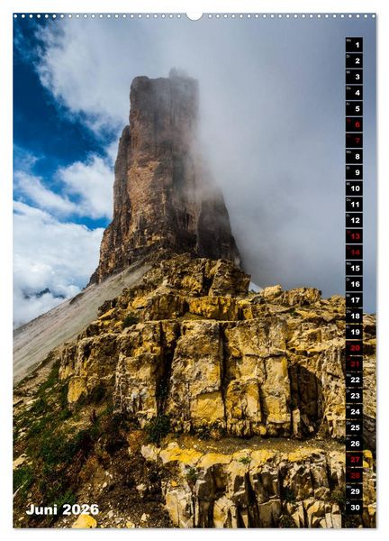Produktbild: Dolomiten. Italien (Wandkalender 2026 DIN A2 hoch), CALVENDO Monatskalender