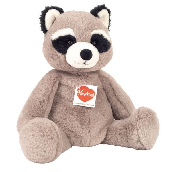 Teddy Hermann 93940 - Waschbär Waldo, 32 cm, Herzekind, Plüschtier