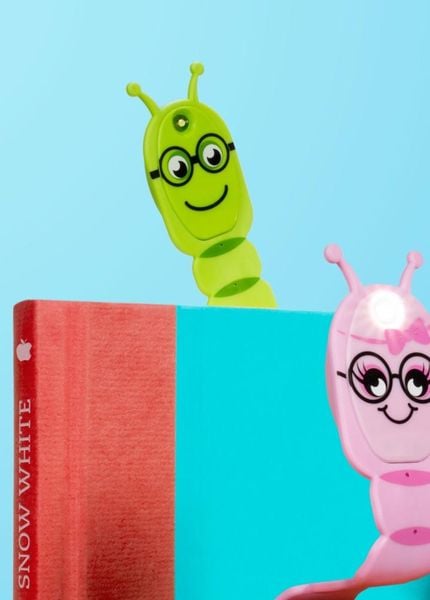 Produktbild: Bookworm Flexilight Leselicht (Grün) - 2 in 1 Leselampe & Lesezeichen - LED Leselicht - Geschenk für Leser, Buchliebhaber - Deutsche Ausgabe