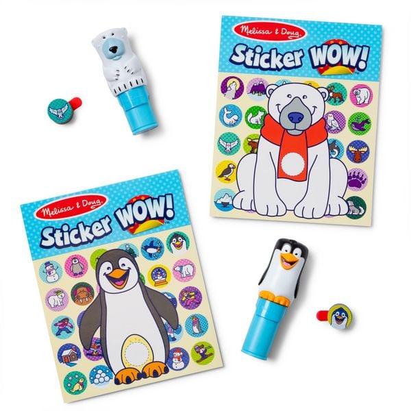 Sticker Wow! Sticker-Stempelset 2er Pack Winter (900 Sticker)