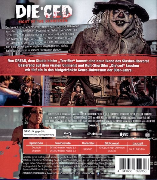 Produktbild: Die'ced - Night of the Scarecrow