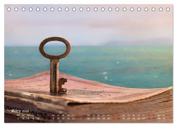 Produktbild: Die Geschichten des Schl&uuml;ssels (Tischkalender 2026 DIN A5 quer), CALVENDO Monatskalender