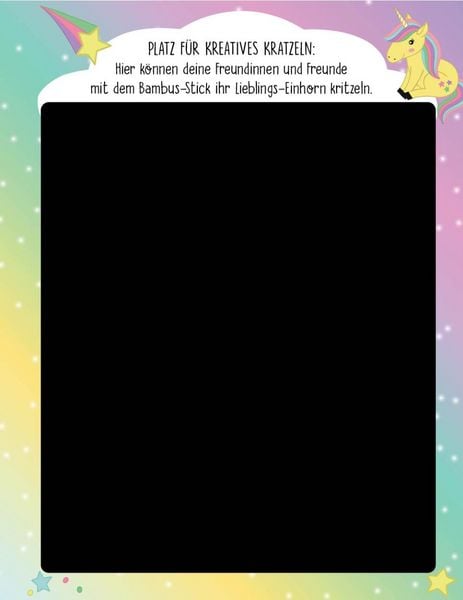 Produktbild: Kritzel-Kratzel-Buch Meine Schulfreunde (Einh&ouml;rner)